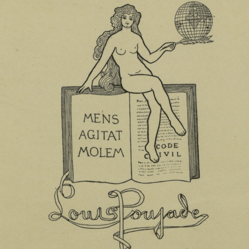 image for: Henry-André - Ex-libris Louis Poujade - 1902