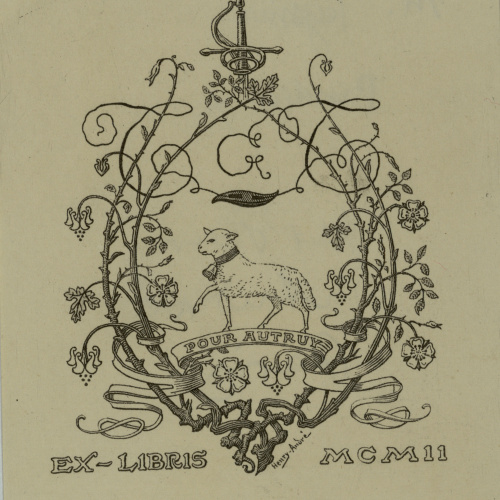 image for: Henry-André - Ex-libris sense títol - 1902