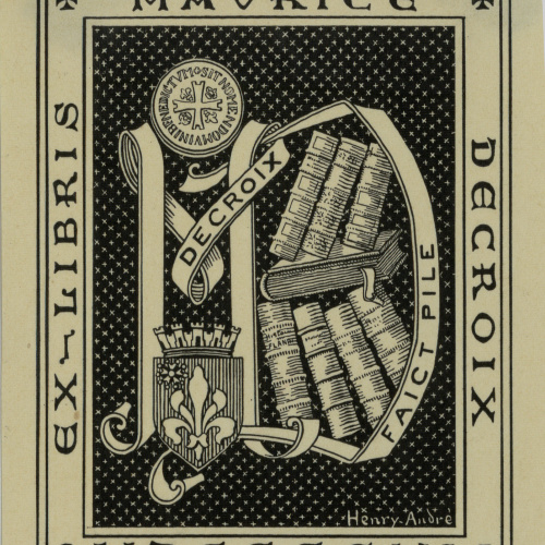 image for: Henry-André - Ex-libris Maurice Decroix - 1906