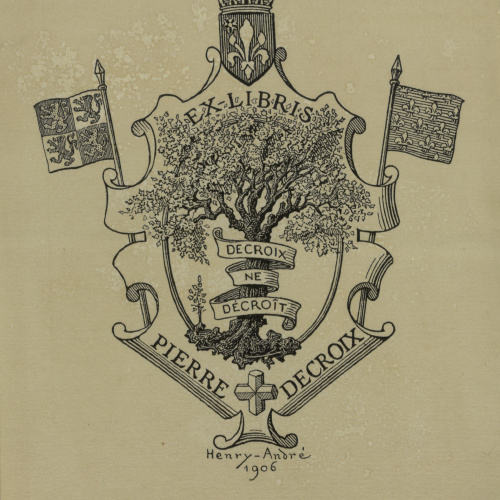 image for: Henry-André - Ex-libris Pierre Decroix - 1906
