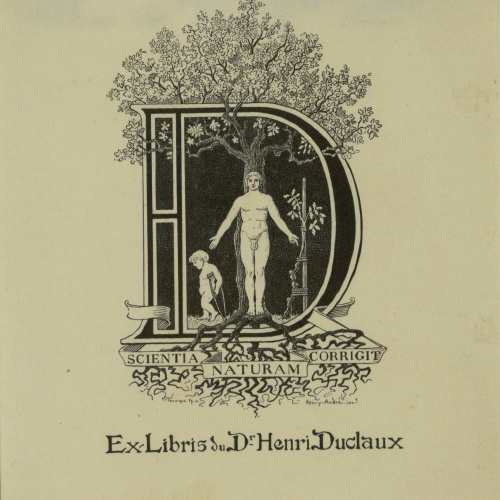 image for: Henry-André - Ex-libris Dr. Henri Duclaux - Cap a 1900