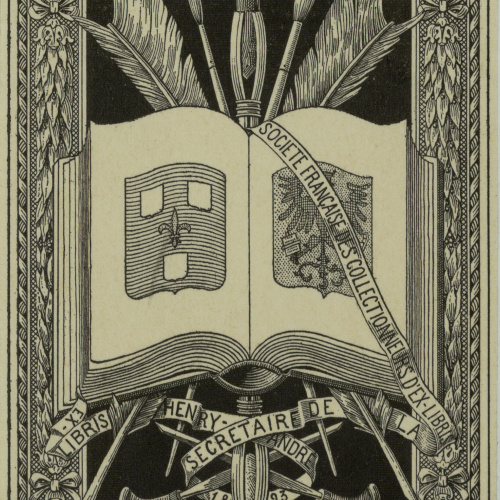 image for: Henry-André - Ex-libris Henry-André - 1893