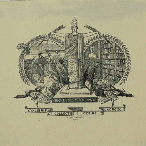 image for: Henry-André - Ex-libris et Collectis Desiré Lacroix - 1906
