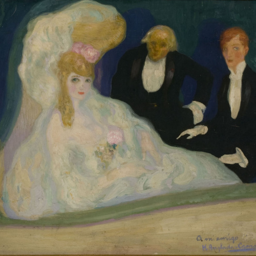 image for: Hermen Anglada Camarasa - La llotja - Cap a 1901-1902