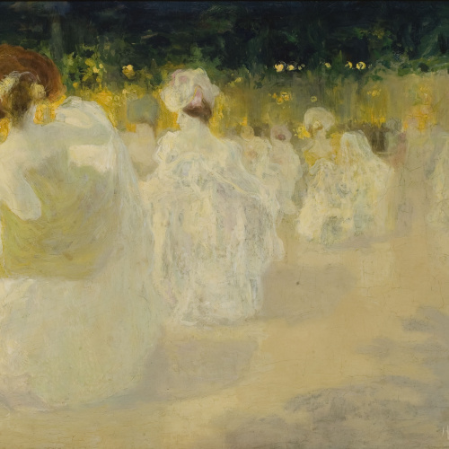 image for: Hermen Anglada Camarasa - Le bal blanc - Cap a 1900
