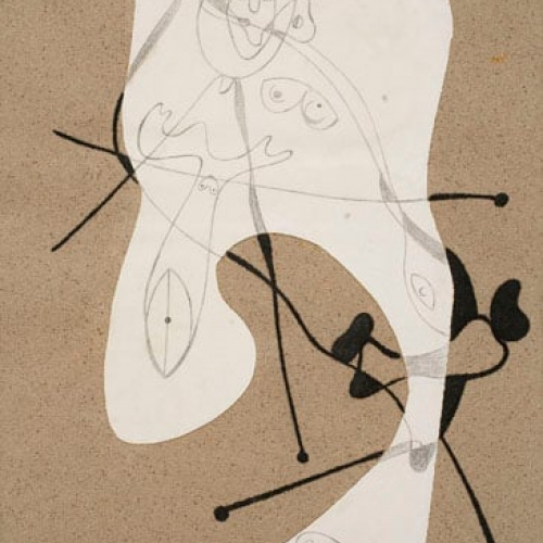 image for: Joan Miró - Collage-Peinture - 1934