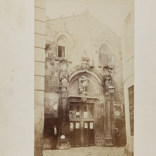 image for: Joan Martí  - Porta principal de la capella de Sant Miquel Archàngel de Barcelona - 1868