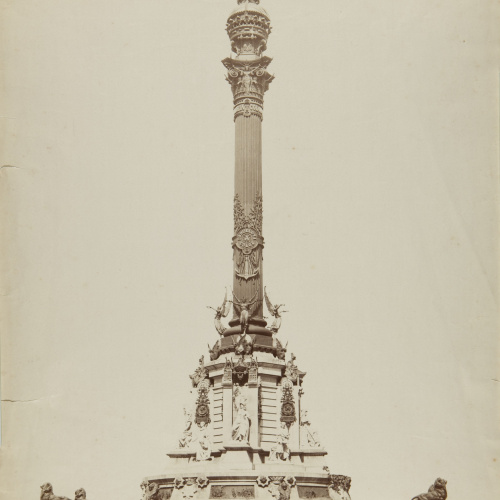 image for: Antoni Esplugas Puig - Sense títol [Monument a Colom] - Cap a 1890