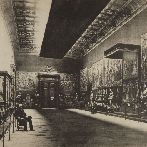 image for: Pau Audouard - Palacio de Bellas Artes: instalacion de la Real Casa - 1888