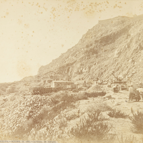 image for: Marc Sala Camarasa - Puerto de Barcelona. Octubre de 1881. Cantera de Esparó - Octubre de 1881