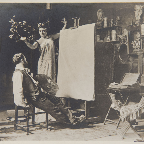 image for: Pere Casas Abarca - Sense títol - Cap a 1900