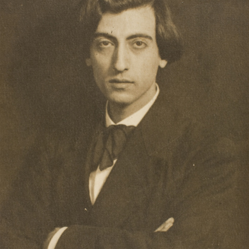 image for: Rafael Areñas Tona - Retrat del pianista Juli Pons - Cap a 1920
