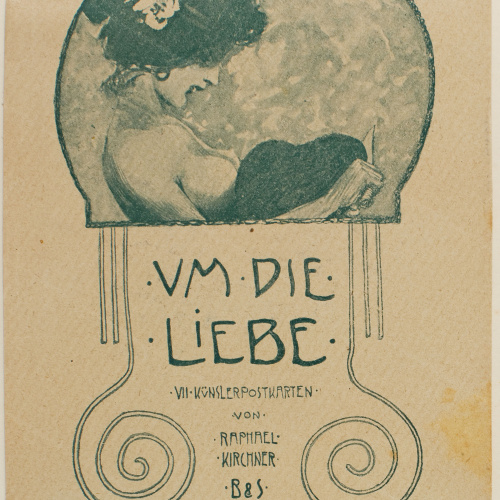 image for: Raphael Kirchner - Um die Liebe - Cap a 1899