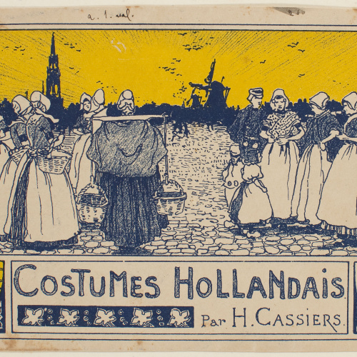 image for: Henri Cassiers - Costumes hollandais par H. Cassiers - 1898