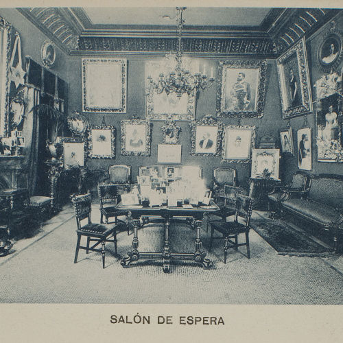 image for: Napoleón. Establecimiento de daguerrotipo y fotografía. Barcelona - Estudi Fotogràfic Napoleón. Sala d&#039;espera - 1895