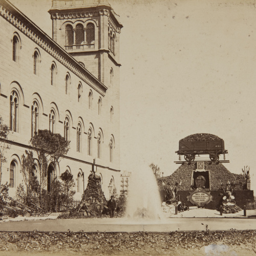 image for: Joan Martí  - Jardin anterior[,] parte Este [de la Universitat de Barcelona] - 1877