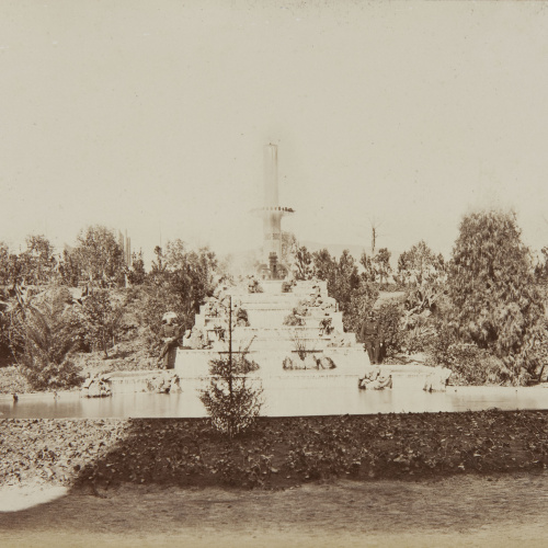 image for: Joan Martí  - Patio central posterior [de la Universitat de Barcelona] - 1877