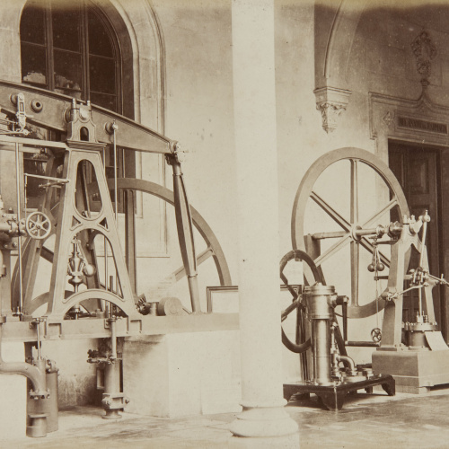 image for: Joan Martí  - Patio lateral Este, pórtico de la parte Sud [de la Universitat de Barcelona] - 1877