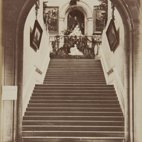 image for: Joan Martí  - Escalera principal, primer tramo [de la Universitat de Barcelona] - 1877