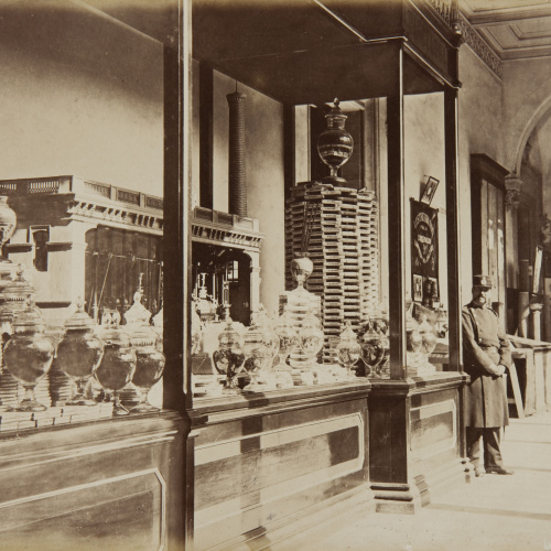image for: Joan Martí  - Patio lateral Este, pórtico superior mirando al Este [de la Universitat de Barcelona] - 1877