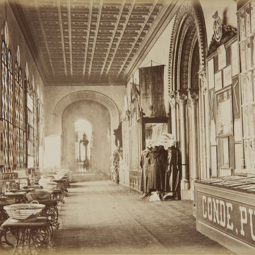 image for: Joan Martí  - Pórtico central alto posterior, mirando al Oeste[, de la Universitat de Barcelona] - 1877