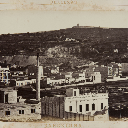 Joan Martí - Vista de Montjuich - 1874 image for: Joan Martí - Vista de Montjuich - 1874