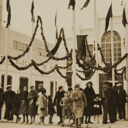 image for: Pere Català Pic - Benedicció de la Cooperativa Elèctrica, d&#039;aquesta obra magna representativa del redreçament col·lectiu del nostre poble - 1931