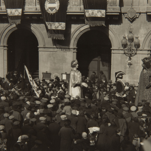 image for: Pere Català Pic - Diada de la Caixa de Pensions. Benedicció del nou local i concerts per les ceguetes de Santa Llúcia - 1931