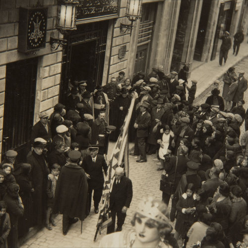 image for: Pere Català Pic - Diada de la Caixa de Pensions. Benedicció del nou local i concerts per les ceguetes de Santa Llúcia - 1931