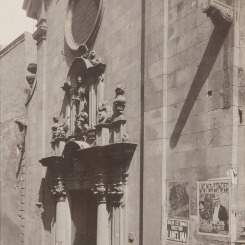 image for: Adolf Mas  - Façana de l&#039;església de Santa Marta de Barcelona - Anterior a 1911