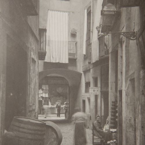 image for: Adolf Mas  - Carrer de l&#039;Arc de Sant Miquel - Anterior a 1911