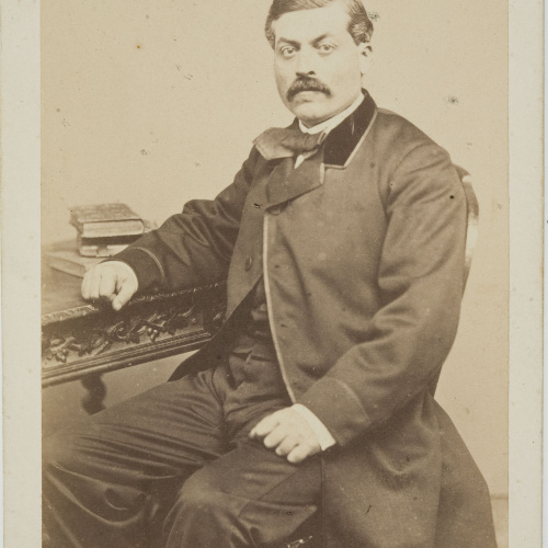 image for: Leopoldo Rovira - Retrat d&#039;home - Cap a 1860