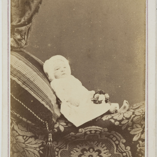 image for: Joan Martí  - Retrat de nadó - Cap a 1860