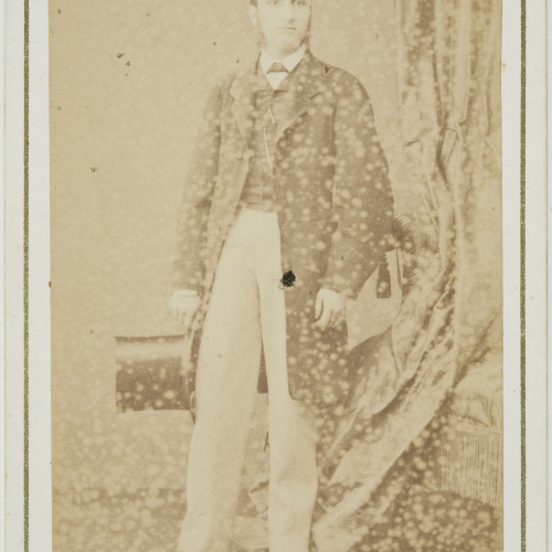 image for: Fotografía Franco Hispano Americano. Barcelona - Retrat d&#039;home - Cap a 1860