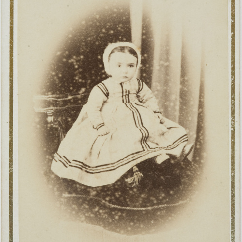 image for: Napoleón. Establecimiento de daguerrotipo y fotografía. Barcelona - Retrat de nen petit - Cap a 1860