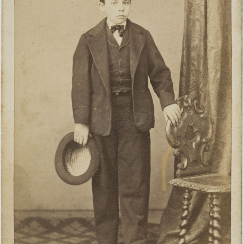 image for: Moliné y Albareda. Barcelona - Retrat de noi - Cap a 1863