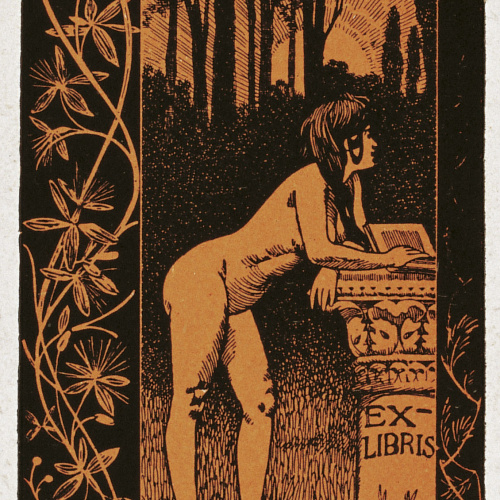 image for: Alexandre de Riquer - Ex-libris Lluis Bartrina - 1902