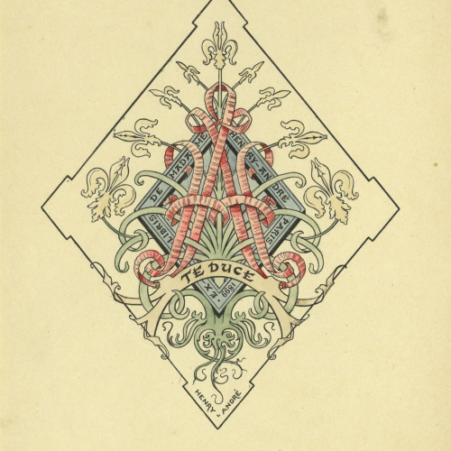 image for: Henry-André - Ex-libris Madame Henry André - 1899