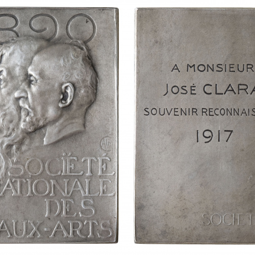 image for: Alexandre-Louis-Marie Charpentier - Societat Nacional de Belles Arts de París. Reconeixement a Josep Clarà - 1890
