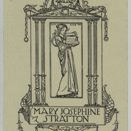 image for: Robert Anning Bell - Ex-libris Mary Josephine Stratton - 1900