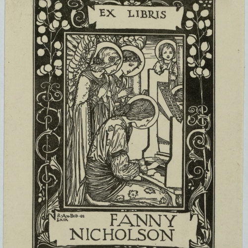 image for: Robert Anning Bell - Ex-libris Fanny Nicholson - 1901