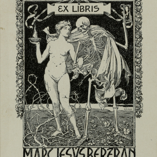 image for: Josep Triadó - Ex-libris Marc Jesús Bertrán - 1901