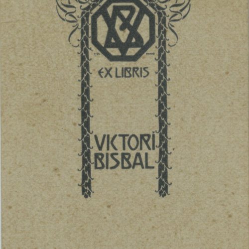 image for: Josep Triadó - Ex-libris Victori Bisbal - 1902