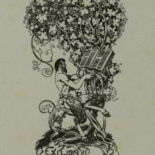 image for: Josep Triadó - Ex-libris Guillem A. Tell y Lafont - 1903