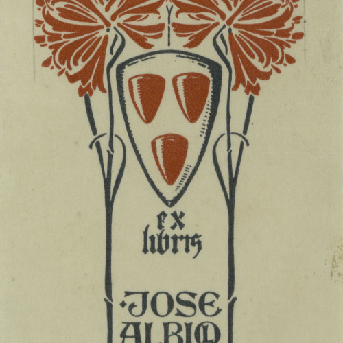 image for: Josep Triadó - Ex-libris Jose Albiol y Lopez - 1903