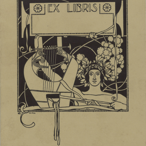 image for: Josep Triadó - Ex-libris sense títol - Cap a 1903