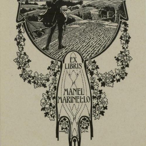 image for: Josep Triadó - Ex-libris Manel Marinel·lo - 1905
