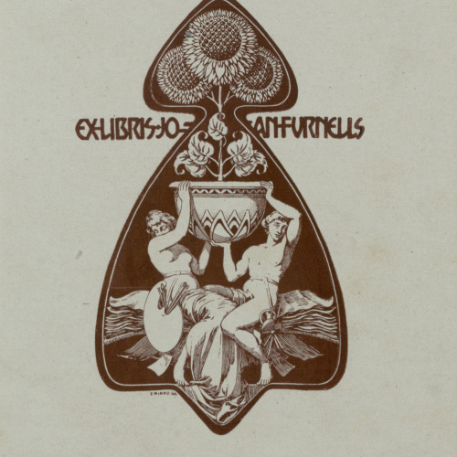 image for: Josep Triadó - Ex-libris Joan Furnells - Cap a 1902