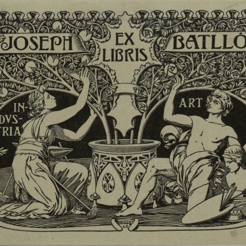 image for: Josep Triadó - Ex-libris Joseph Batlló - 1903