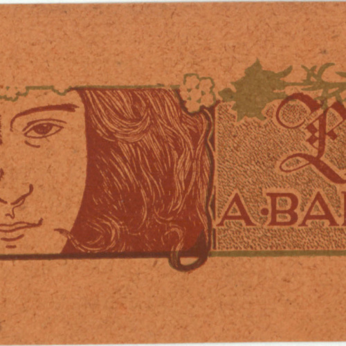 image for: Alexandre de Riquer - Ex-libris A. Ball Llovera - Anterior a maig de 1902